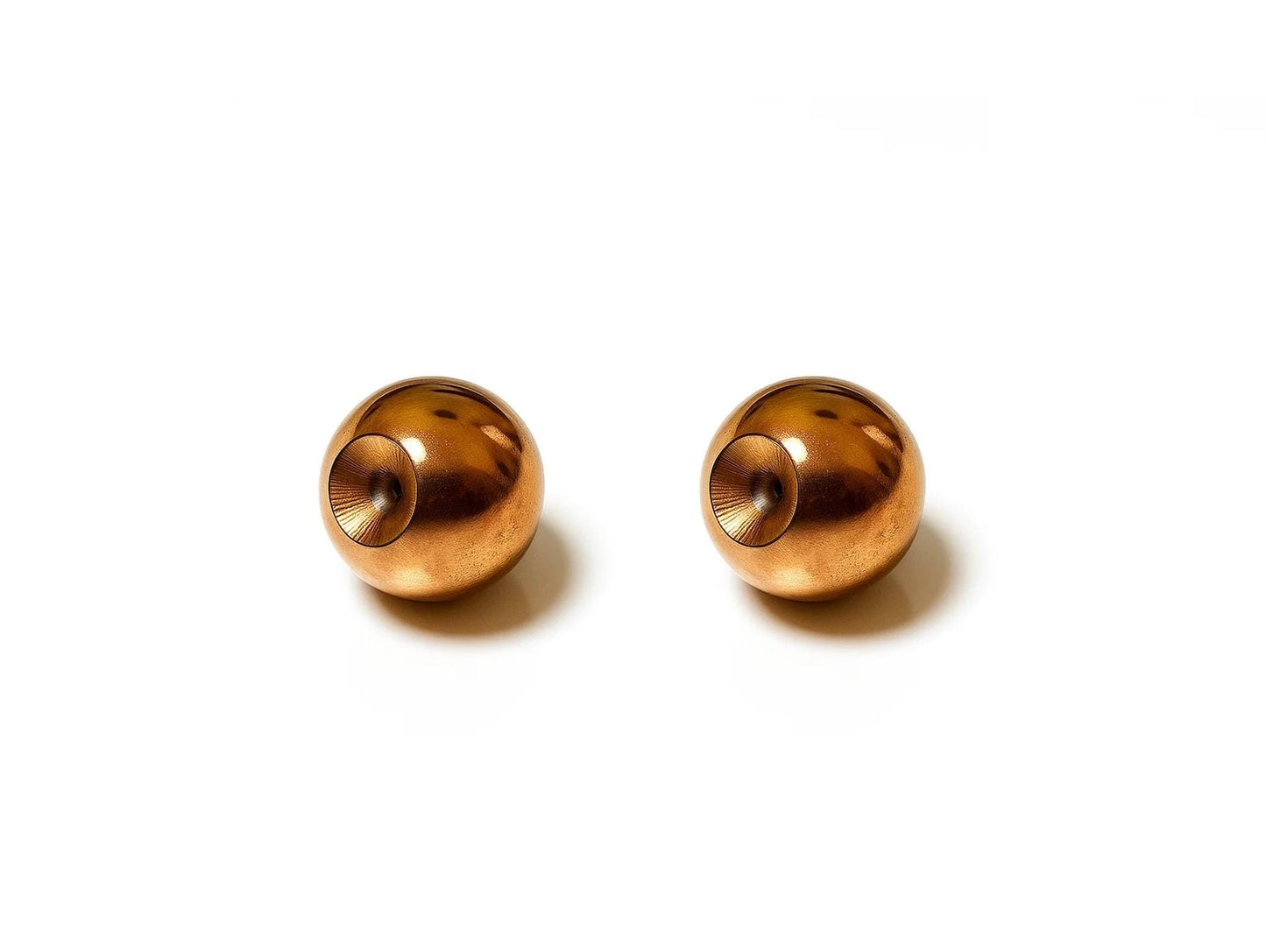 Titanium Dimple Ball: Loose Ball Captive Bead Rings Body Jewelry, 2pcs