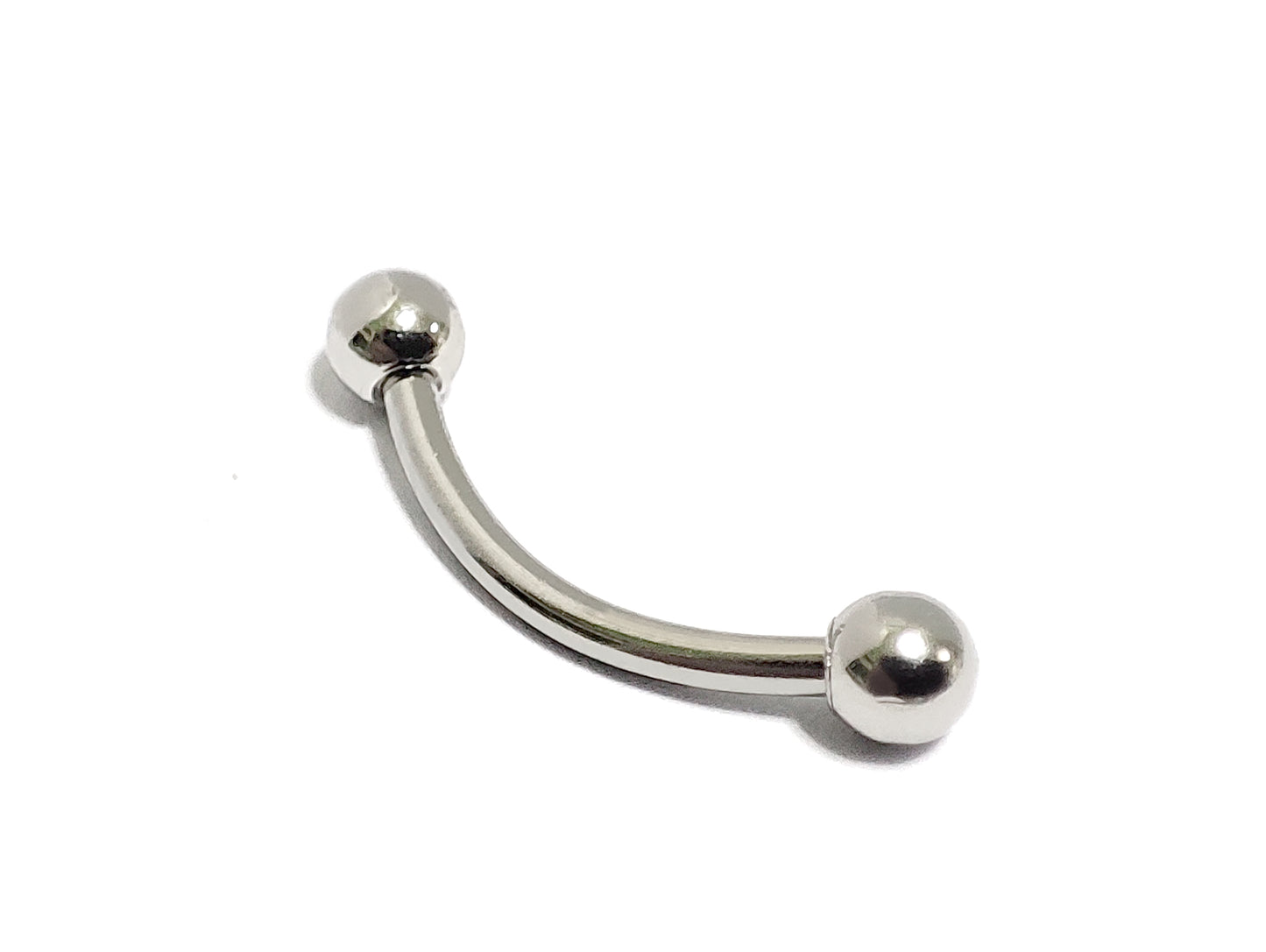 Eyebrow Piercing Jewelry Curved Barbell with Custom Ball Colors - Body Jewellery 18g 16g 14g