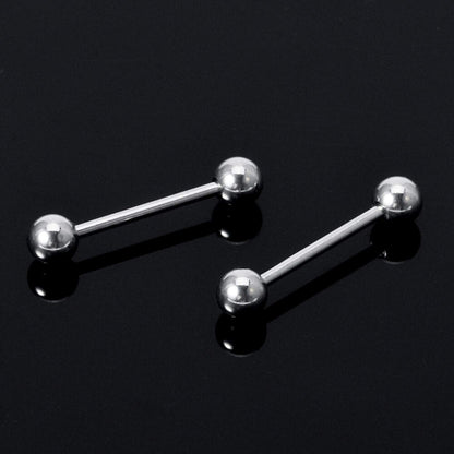 Piercing Barbell, Industrial Barbell - Internally Threaded Barbell Studs - Body Jewelry for Nipple, Tongue Bar, Nose Bridge,Eyebrow