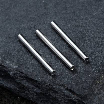 Titanium Barbell, Industrial Barbell - Internally Threaded Barbell Studs - Body Jewelry for Nipple, Tongue Bar, Nose Bridge,Eyebrow