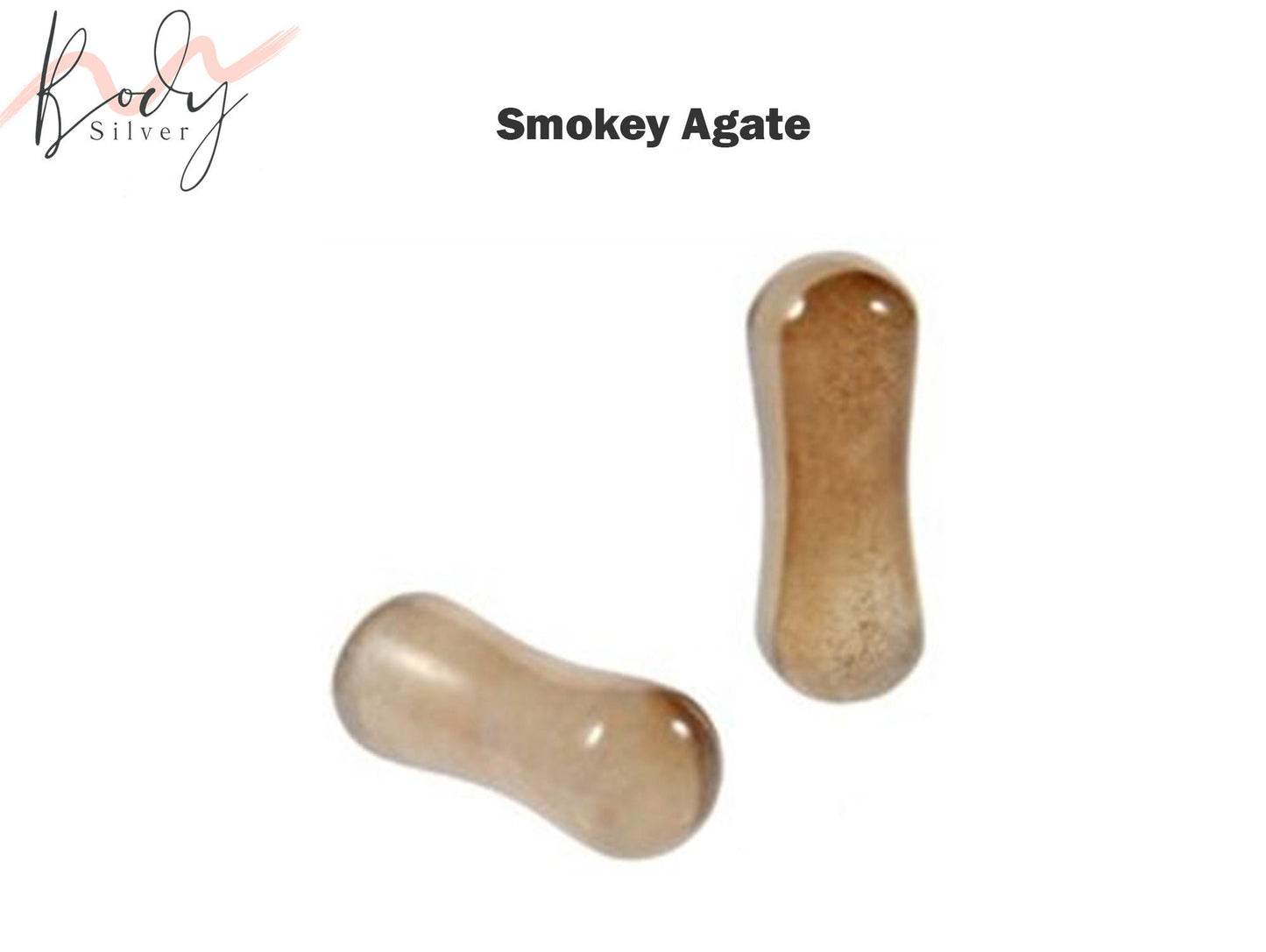 Stone Flesh Plugs, Stone tunnels - 1 Pair (2pcs) of Ear Gauge Stretching kit made from natural stone minerals - tunnels and plugs 8g to 00g