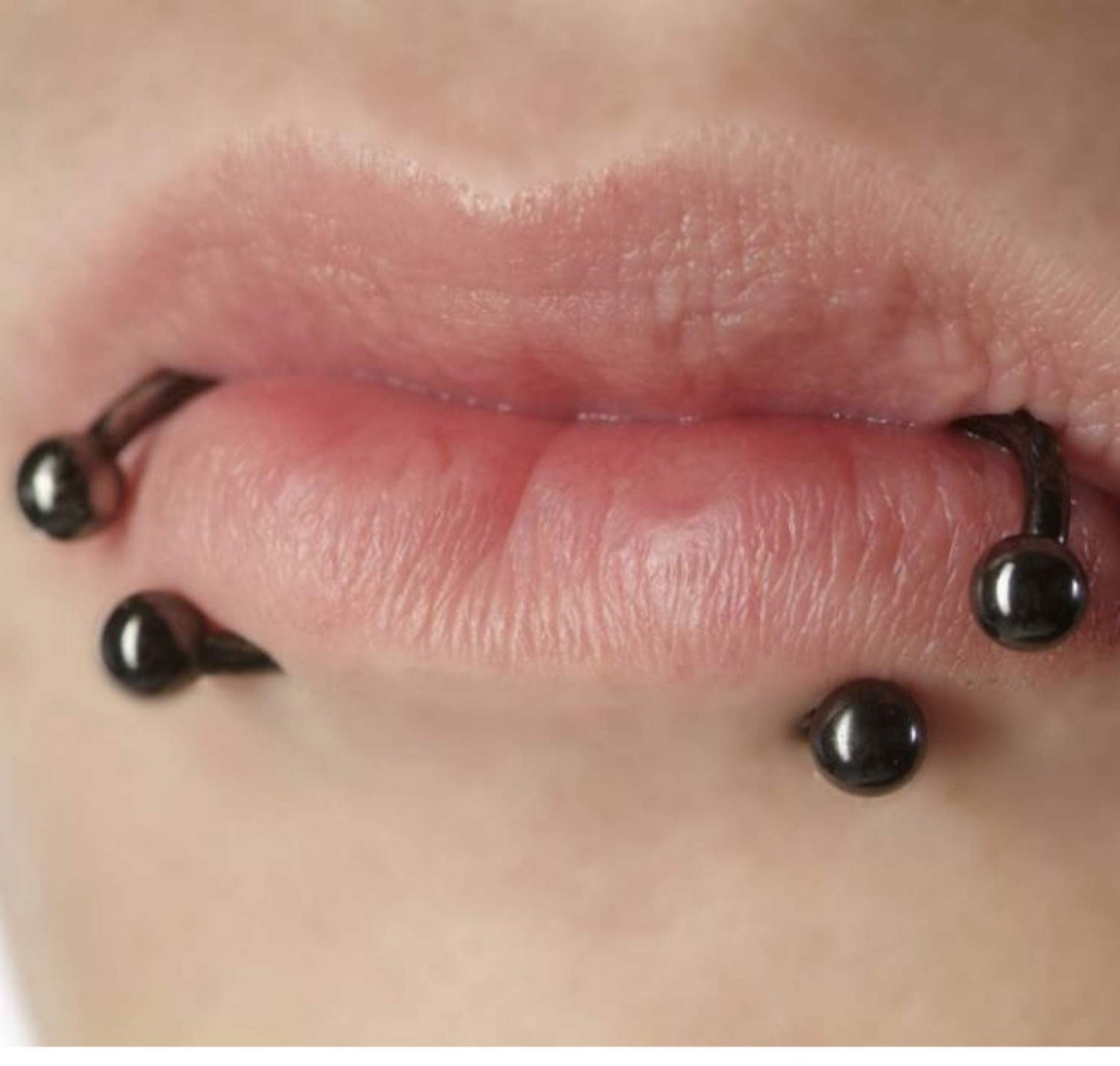 Lip Piercing, Nose Septum, Black Horseshoe Jewelry - CBB PA Ring, Piercing Jewelry for Tragus, Rook, Nipple, Snug, Helix, Daith, Cartilage