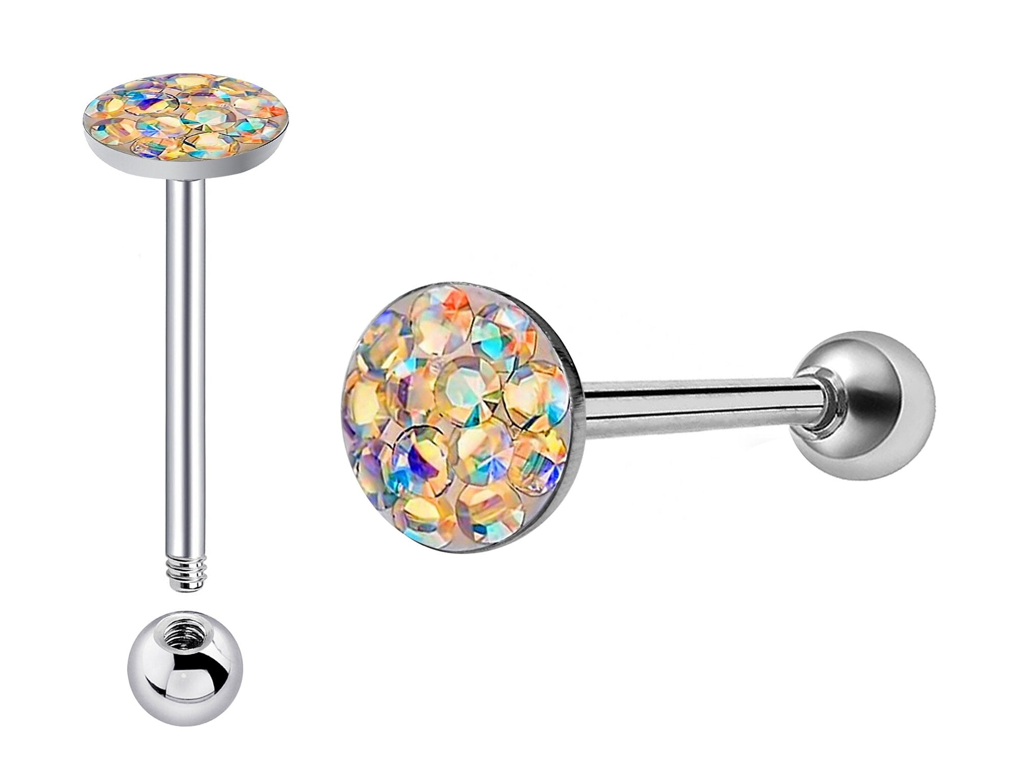 Flat top tongue rings store