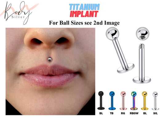 Titanium Medusa Piercing Jewelry - Medusa Jewelry comes in many Colours - Body Piercing for Tragus, Cartilage, Helix, Madonna, Ashley Stud