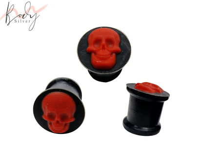 Soft Silicone Ear Gauges Flesh Tunnel with Various Designs - Flexible Ear Eyelets - Plugs Retainer Gauges - Ear Stretcher 0G to" 9/16"