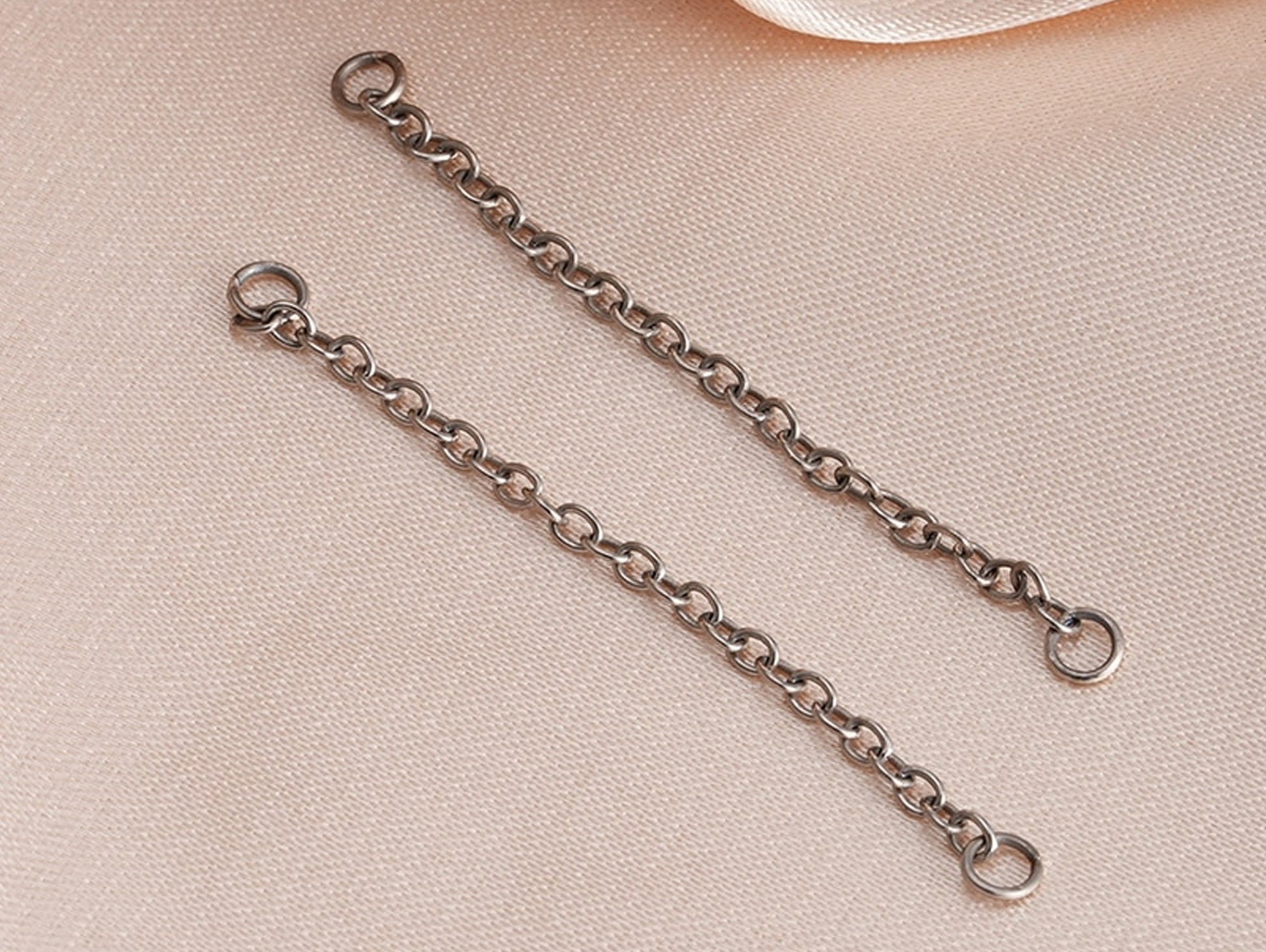 Piercing Chains, Connector Chain for Body Piercing Jewelry Nasallang Nose Ring, Bridge Piercing, Nipple Piercing, Barbell Earring