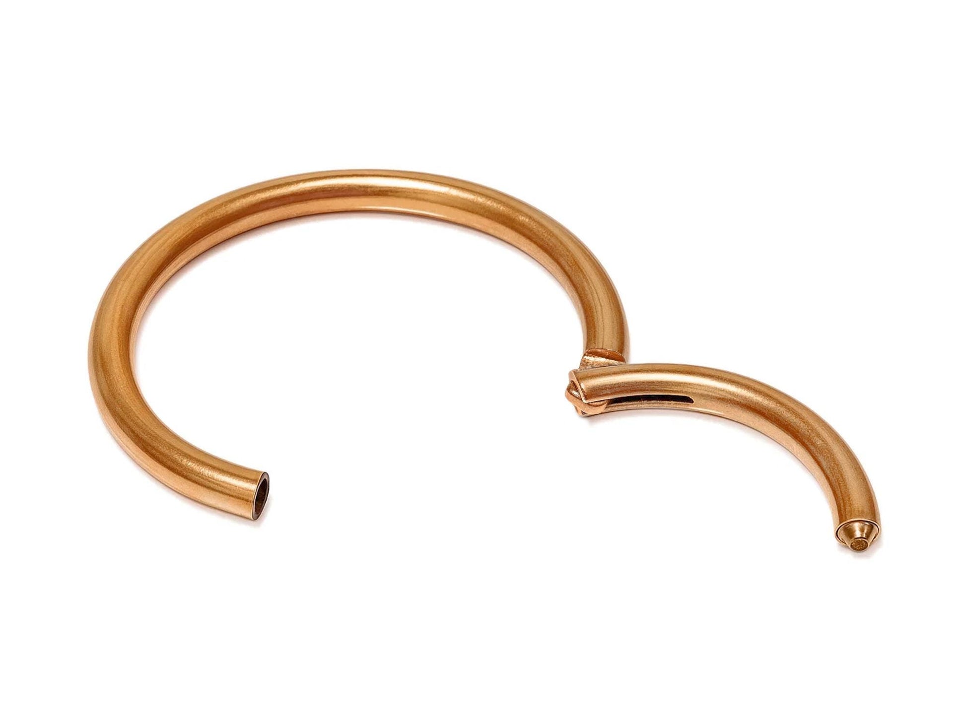 14K Rose Gold Segment Hinged Ring, Septum Clicker Hoops, Daith, Conch Piercing - 14ga to 20ga - Hand made Body Jewellery - Sold Individually