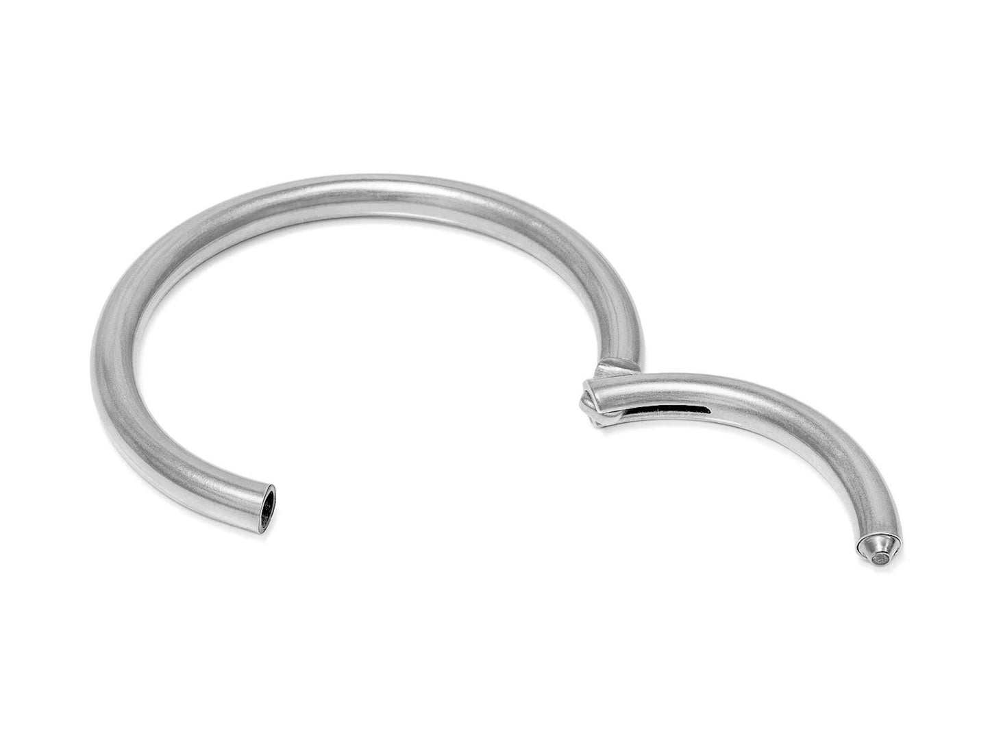 14K White Gold Lip Ring, Nose Hoop Septum Jewelry, Clicker hoops Earrings - 20g to 6g - Hand made Body Jewellery - Sold Individually