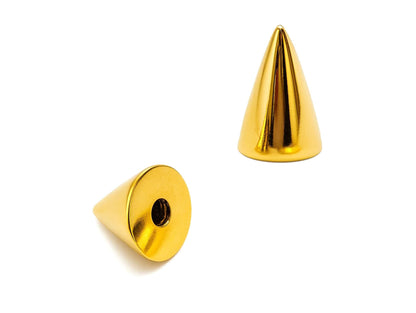 14k Solid Gold Spike and Cone Loose Piercing Part: 16g, 14g