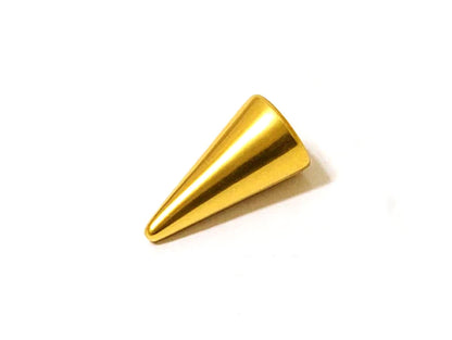 14k Solid Gold Spike and Cone Loose Piercing Part: 16g, 14g