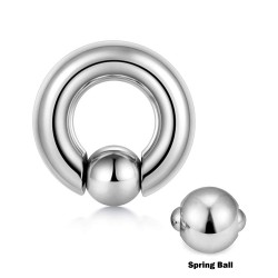 Ball Closure Ring BCR , Captive Ball Hoops PA Ring with Spring Ball
