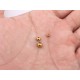 14K Gold Loose Dimple Ball for Captive Ball Ring, BCR Ball Closure Ring