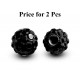 Shamballa Threaded Balls - (2PCS) - 14g to 20g -  size 3mm to 6mm