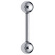 Surgical Steel 316L Straight Barbell available size from 6mm to 22mm - Quality tested by Sheffield Assay Office England