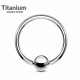 Titanium Ball Closure Ring Piercing