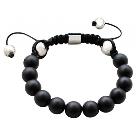 Black Buddha Beads Bracelet Fits Lovely on Any Wrist
