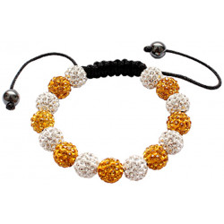 Bling Bling Shamballa Bracelet with Crystal CZ Fits Lovely on Any Wrist - Various Colours