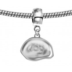 Silver Charm - Fits all Pandora Bracelets & Necklaces -  Inscribed Inspirational Words