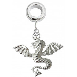 Silver Charm Bead Dragon Compatible for  Pandora All Types Bracelet