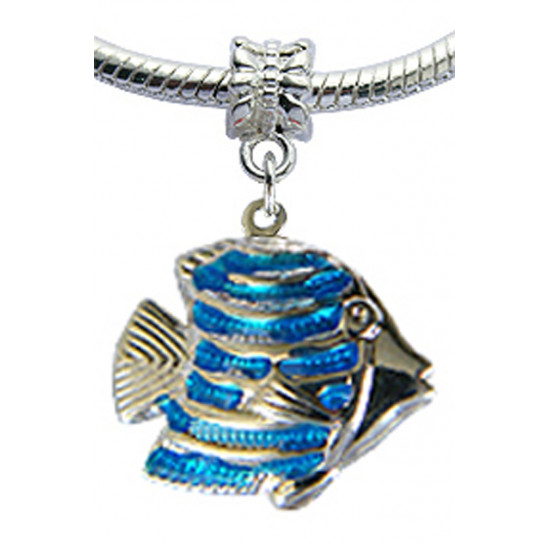 Silver Fish Charm for Pandora Bracelet