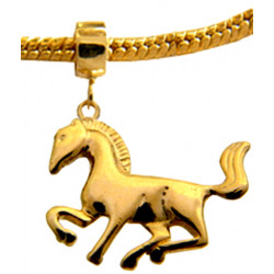 Silver Horse Charm - Fits All Pandora Bracelets