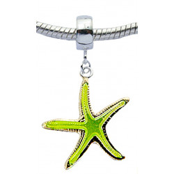 Starfish Charm Bead - Fits All Pandora Bracelet and Necklace