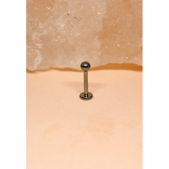 Surgical Steel Labret Piercing  for Lips, Nose and Tragus - 18G (1.0mm)  - Quality tested by Sheffield Assay Office England
