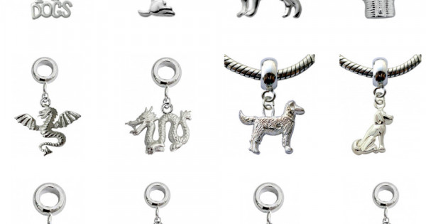 GiftJewelryShop Silver Plated Maltese Dog White Photo Live Love Laugh Charm Beads Bracelets European Bracelets