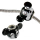 Murano Glass Mickey Mouse Head Bead Charms - Fits Pandora & Troll Bracelets - Various Colours