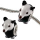 Murano Glass Dog Bead Charms - Fits Pandora & Troll Bracelets - Various Colours