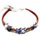 Colourful Handmade Strap Bracelets with Beads - Various Colours