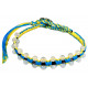 Colourful Handmade Fashion Strap Bracelets with Beads - Various Colours