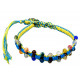 Colourful Handmade Fashion Strap Bracelets with Beads - Various Colours