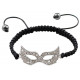 Masquerade Style Bracelet with CZ Crystal Bling Bling Fits Lovely on Any Wrist - Various Colours