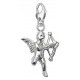 Silver Charm Bead Cupid Design Compatible for Pandora All Types Bracelet
