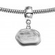 Silver Charm - Fits all Pandora Bracelets & Necklaces -  Inscribed Inspirational Words