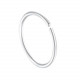 Surgical Steel 316L Open End Ring - Quality tested by Sheffield Assay Office England