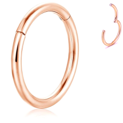 Hinge Segment Ring - Rose Gold - Quality tested by Sheffield Assay Office England